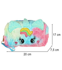 Set de machiaj pentru copii cu tema unicorn, 22 elemente, pentru fetite 3-12 ani