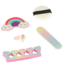 Set de machiaj pentru copii cu tema unicorn, 22 elemente, pentru fetite 3-12 ani