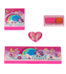 Set de machiaj pentru copii cu tema unicorn, 22 elemente, pentru fetite 3-12 ani