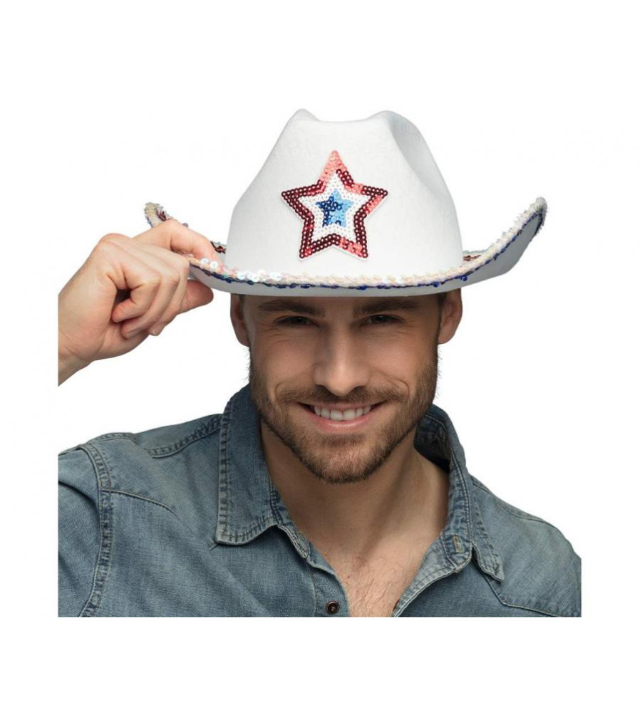 Palarie Cowboy Rodeo Star USA – accesoriu petrecere