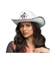 Palarie Cowboy Rodeo Star USA – accesoriu petrecere