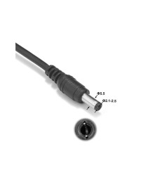 Adaptor Alimentare Banda LED 12V 2A, Conector 5.5x2.5 mm, priza EU