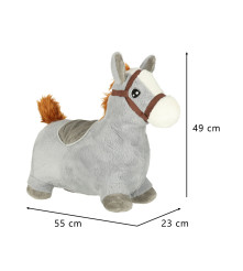 Calut Saltaret Gonflabil pentru Copii, Acoperit cu Plus, Cu Pompa Inclusa