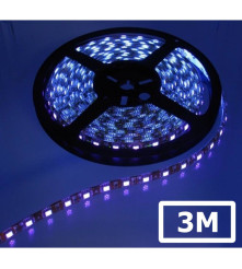 Banda LED UV 12V IP65 SMD5050 60LED PCB Negru