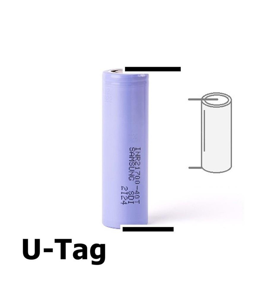 Acumulator Samsung INR21700-40T 3900mAh 35A Li-Ion cu urechi de lipire in U