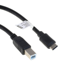 Cablu de date OTB USB Type C (USB-C) la USB B 2.0, 1,0m, negru
