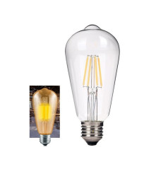 Bec Vintage LED E27 ST64 4W 185-240V (Edison retro)