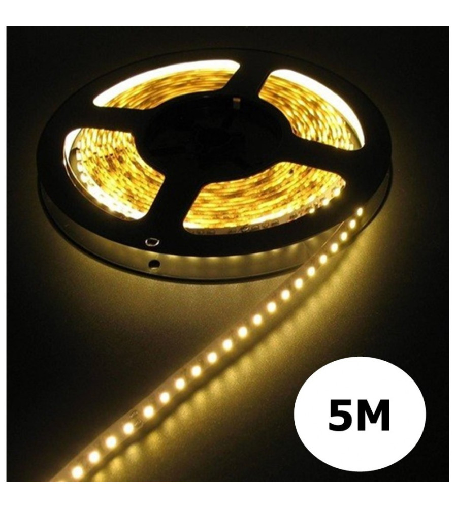 Banda LED 12V 60LED/m SMD3528 Alb Cald IP20