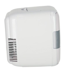 Mini frigider electric portabil 4L, cu racire si incalzire, alb