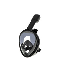 Masca snorkeling Full Face Snorkel Mask L/XL Negru, Anti-abur Reglabil