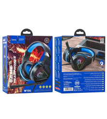 Casti Gaming LED cu Microfon Omnidirecțional HOCO W104 Drift