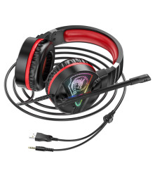 Casti Gaming LED cu Microfon Omnidirecțional HOCO W104 Drift
