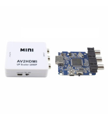 Mini Convertor RCA AV la HDMI Upscaler 720/1080p
