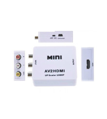 Mini Convertor RCA AV la HDMI Upscaler 720/1080p