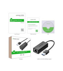 Adapter Ethernet USB 3.0 10/100/1000Mbps Conexiune Rapida si Fiabila
