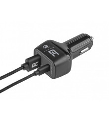Incarcator auto USB-C Power Delivery + USB Quick Charge 3.0 GREEN CELL