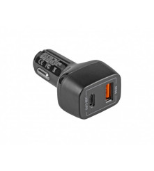 Incarcator auto USB-C Power Delivery + USB Quick Charge 3.0 GREEN CELL