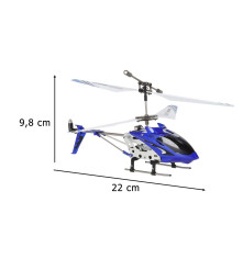 Elicopter SYMA S107G RC cu giroscop, albastru