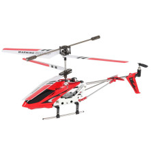 Elicopter SYMA S107G RC rosu, cu telecomanda, stabilizare GIRO, cadru metalic