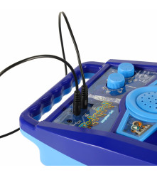 Chitara electrica pentru copii cu amplificator, microfon si stand