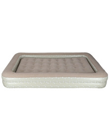 Saltea gonflabilă pentru copii din 2 piese, cu pompa manuala 140 x 90 x 20 cm