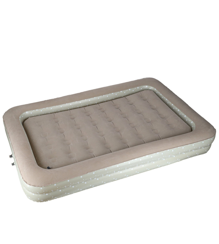 Saltea gonflabilă pentru copii din 2 piese, cu pompa manuala 140 x 90 x 20 cm
