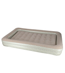 Saltea gonflabilă pentru copii din 2 piese, cu pompa manuala 140 x 90 x 20 cm