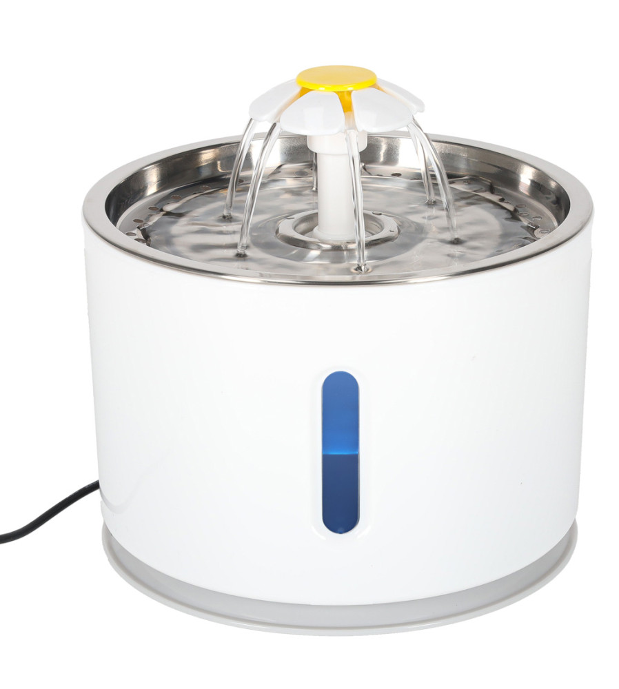 Fantana automata pentru caini si pisici, 2.4L, LED cu USB