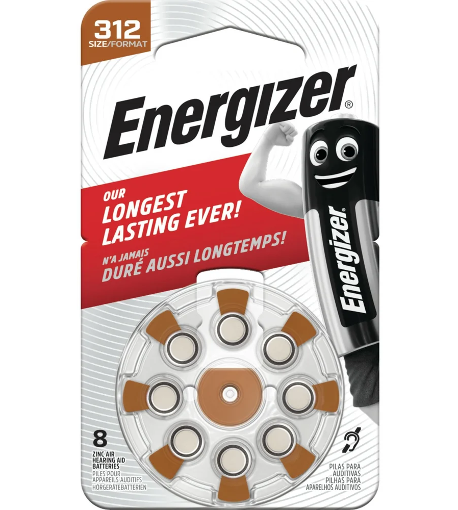 Energizer 312 / PR41 Hallókészülék elem