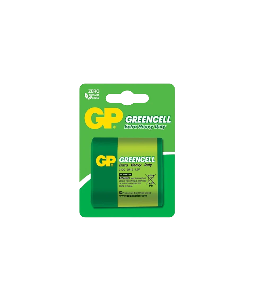 Baterie zinc-carbon GP GreenCell 3R12 4.5V