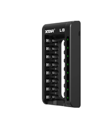 Incarcator inteligent Xtar L8, 8 sloturi, USB-C, QC3.0