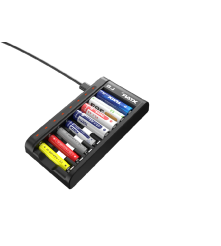 Incarcator inteligent Xtar L8, 8 sloturi, USB-C, QC3.0
