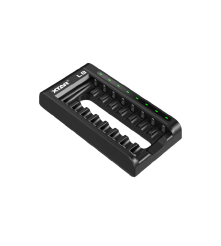 Incarcator inteligent Xtar L8, 8 sloturi, USB-C, QC3.0
