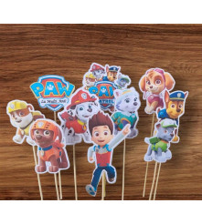 Set 10 toppere, model Patrula Catelusilor (PAW PATROL) 5-10 cm