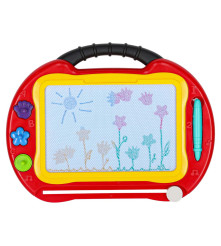 Masa educativa 2 in 1 cu tabla magnetica si ștampile