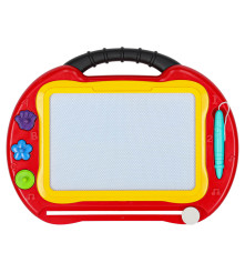 Masa educativa 2 in 1 cu tabla magnetica si ștampile