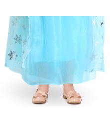 Costum carnaval Blue lady pentru copii, marime 110/125 cm (4-6 ani)