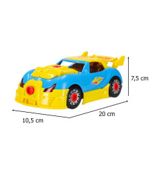 Masina de constructie tip sport 2 in 1 cu lumini si sunete