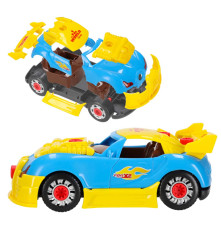 Masina de constructie tip sport 2 in 1 cu lumini si sunete