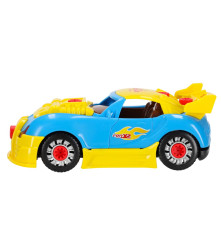 Masina de constructie tip sport 2 in 1 cu lumini si sunete
