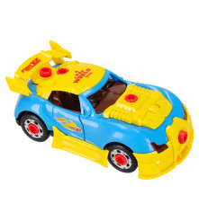 Masina de constructie tip sport 2 in 1 cu lumini si sunete