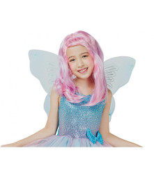 Costum carnaval Zana Albastra cu aripi pentru copii, marime 120/130 cm (7-8 ani)