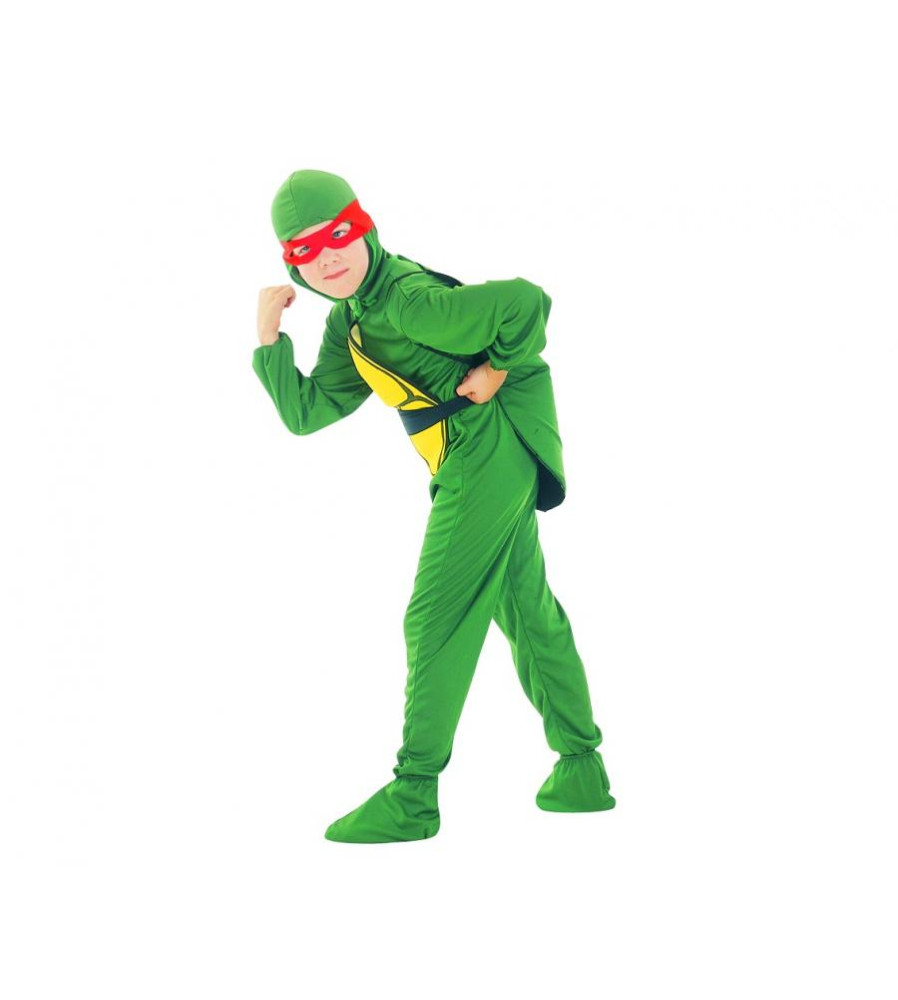 Costum carnaval pentru copii model Broasca Testoasa Razboinica mărime 110/120 cm (5-6 Ani)