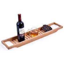 Raft bambus pentru cada, tava baie SPA 70 x 14 x5.4 cm