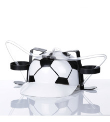 Helmet with can holder for...