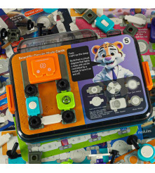 Set educativ electricitate 58 piese, 12 carduri, STEM 6+