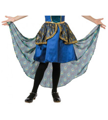 Costum carnaval Printesa Paun pentru copii, mărime 110/120 cm (5-6 ani)