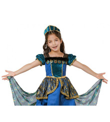 Costum carnaval Printesa Paun pentru copii, mărime 110/120 cm (5-6 ani)