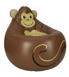 Fotoliu gonflabil Bestway pentru copii, maimuta zambitoare