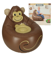 Fotoliu gonflabil Bestway pentru copii, maimuta zambitoare